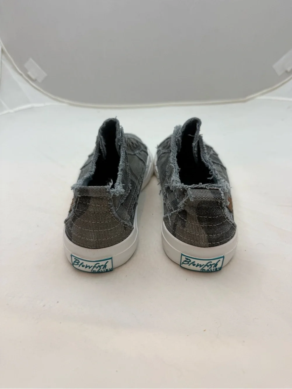 Blowfish Gray Slip-On Sneakers with White Sole